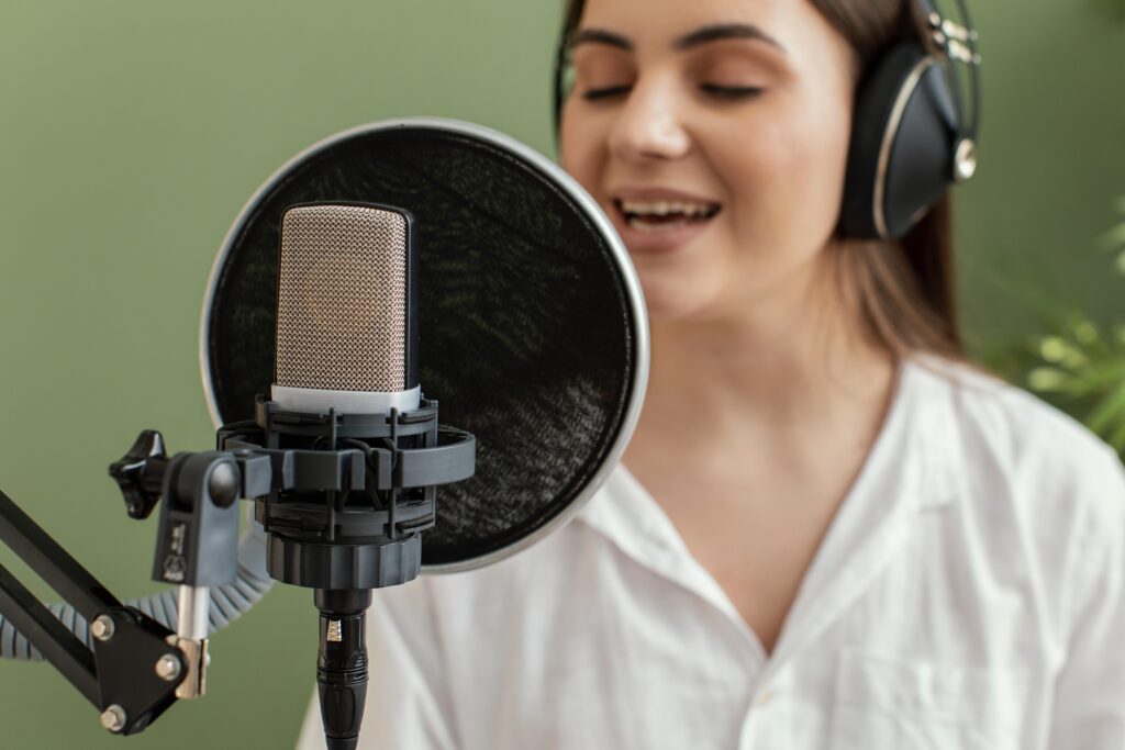 Cours de chant en ligne sur la plateforme en ligne