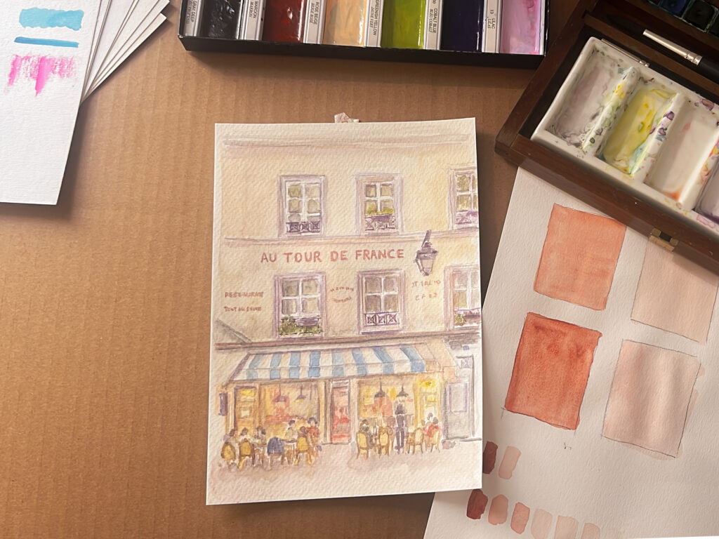 Atelier Live en visio | Aquarelle | Façades vivantes, l’âme de Paris